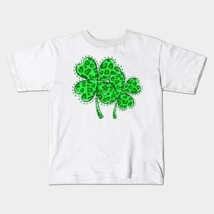 St Patricks Day shamrock clover Kids T-Shirt